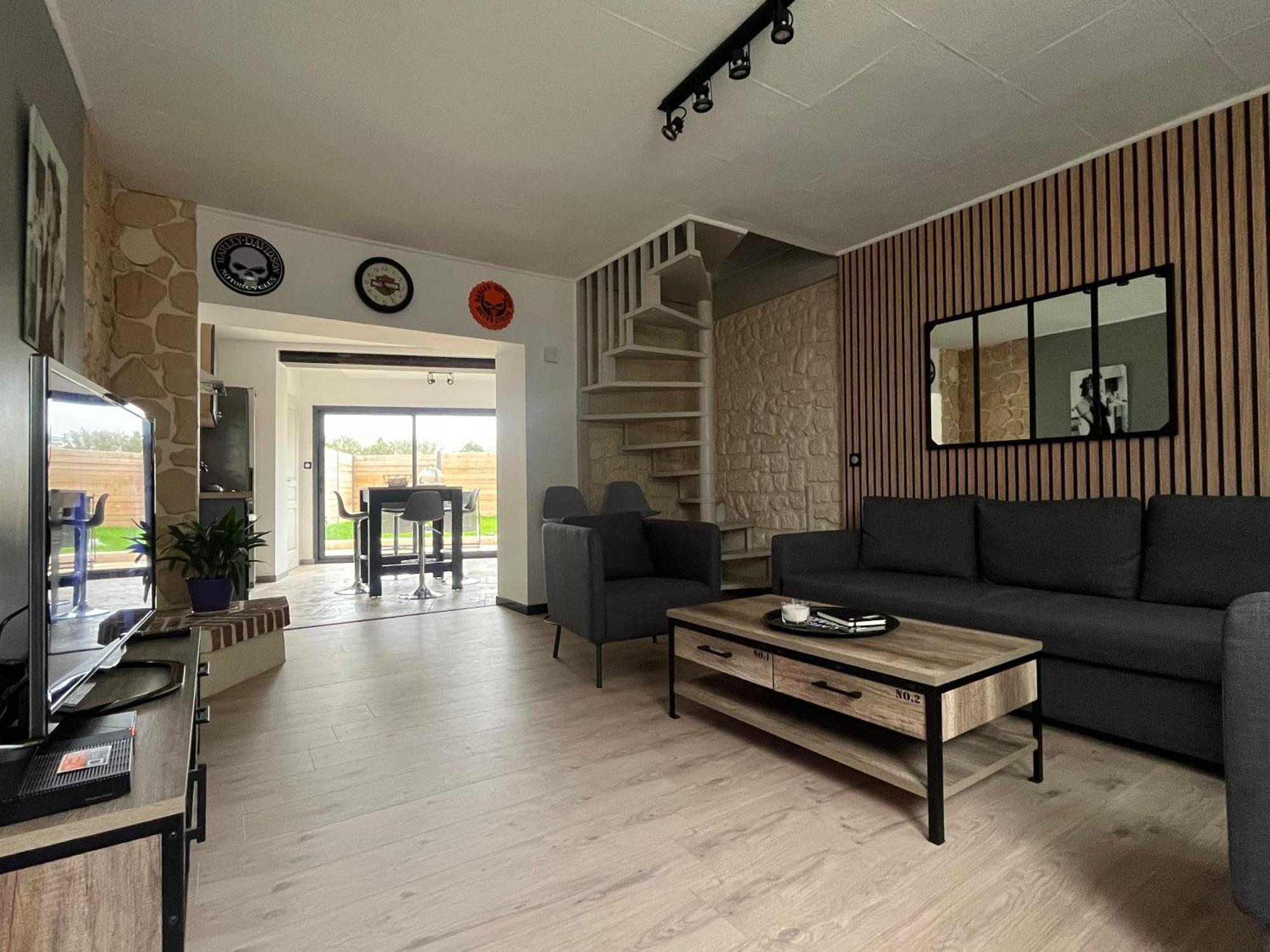 Gite Le Davidson, Maison Avec Jardin Ypreville-Biville Exterior foto